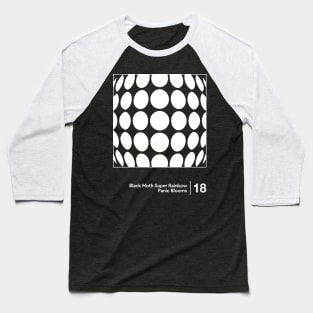 Panic Blooms - Minimalist Style Graphic Design Baseball T-Shirt